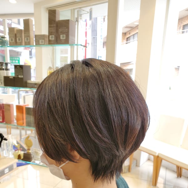 レザーカットショート２ Ash 日吉店 アッシュ のヘアスタイル 美容院 美容室を予約するなら楽天ビューティ