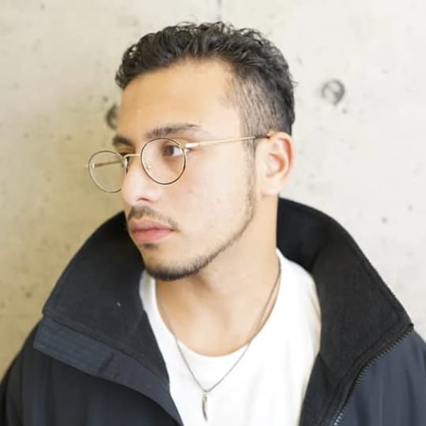 《中目黒サロンe's》パーマ×ワイルドアップバング【諸星】