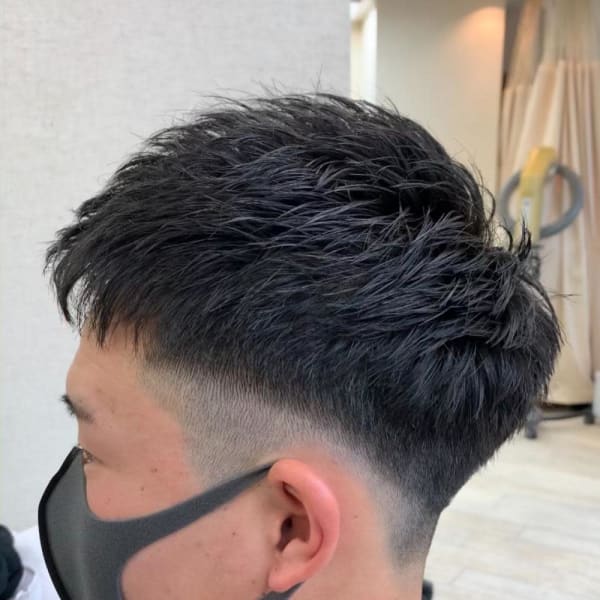 メンズのオススメ順 10代 パーマ ベリーショートの髪型 ヘアスタイル 楽天ビューティ