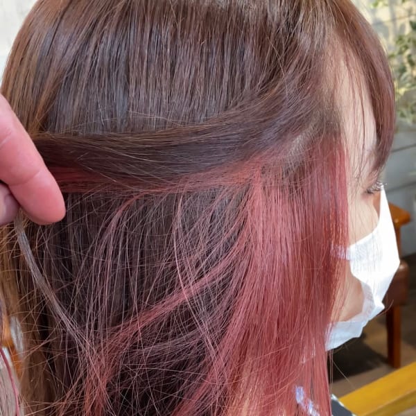 オススメ順 10代 カラー 外国人風 レッド ピンクの髪型 ヘアスタイル 楽天ビューティ