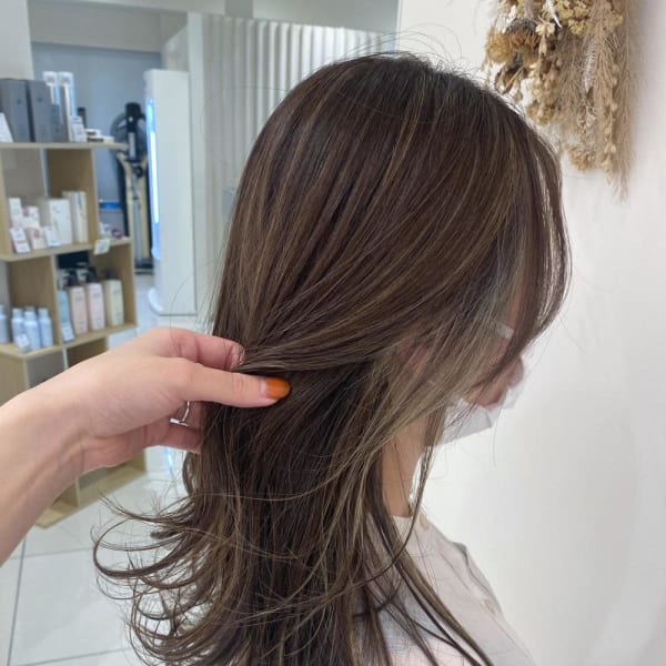 ナチュラル白髪ぼかしハイライト/和田