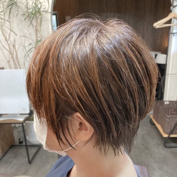 天然100%ハナヘナショートボブ