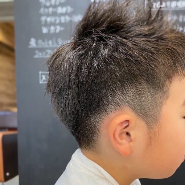 メンズのオススメ順 キッズ ツーブロック ベリーショートの髪型 ヘアスタイル 楽天ビューティ