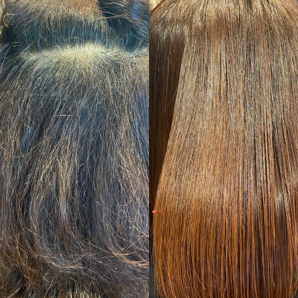 60代女性・エイジング縮毛矯正・髪質改善トリートメント