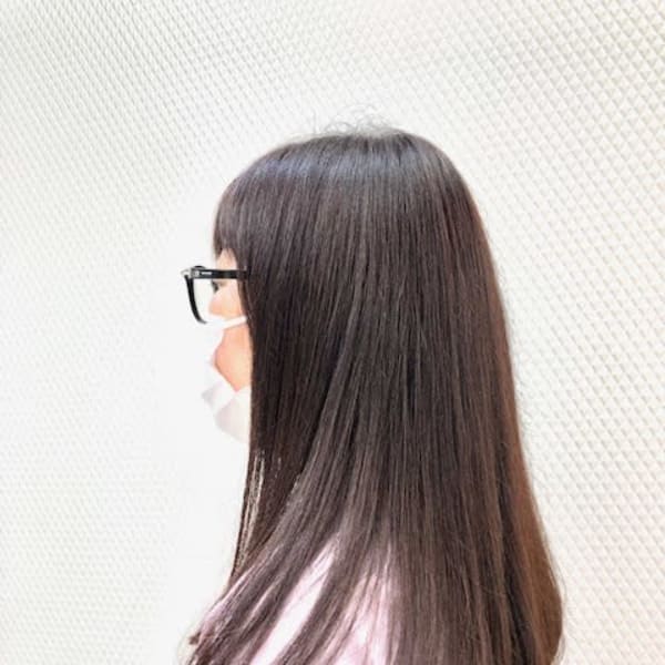 縮毛矯正/ナチュラルストレート/ロング/ツヤ髪/暖色系/