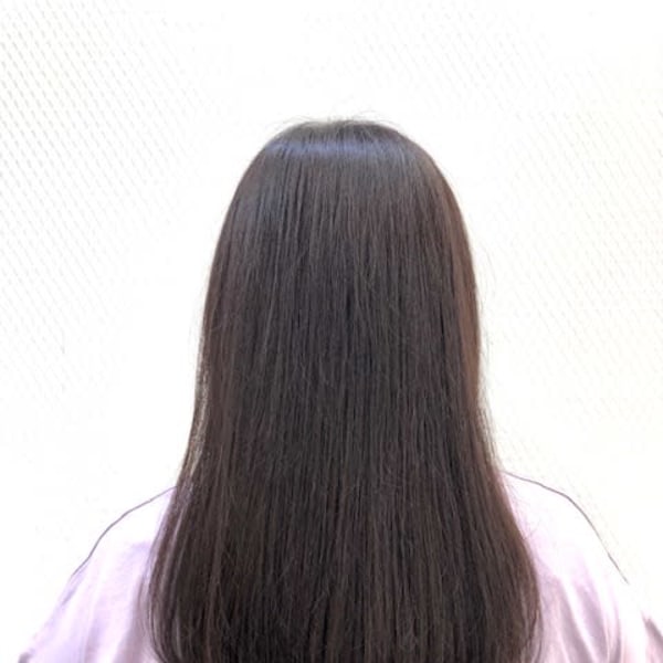 縮毛矯正/ナチュラルストレート/ロング/ツヤ髪/暖色系/