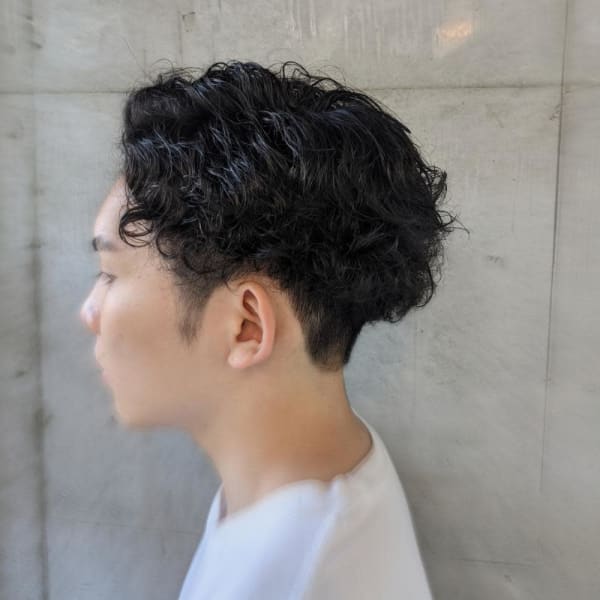 大人気ミックスパーマスタイル