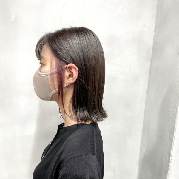 @naoki_hair.liko大人イヤリングカラーピンク