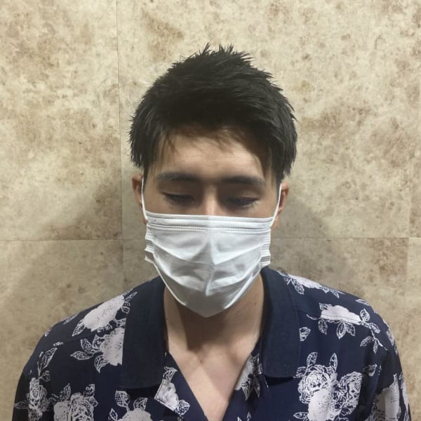 MENS short hair