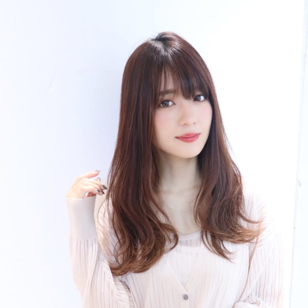 大人可愛い☆ゆるふわ小顔アッシュベージュカラー|WORLD BEAUTY VIVALTO宝塚店