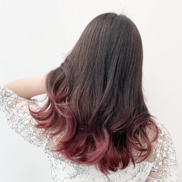 ピンクグラデーション