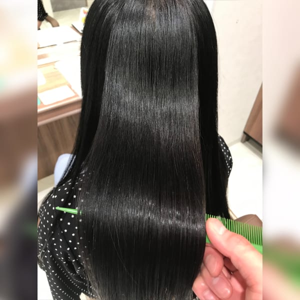 【髪質改善縮毛矯正】半年間輝く大人美髪矯正