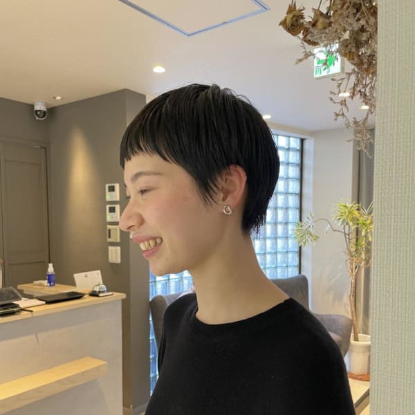 お洒落可愛い!ピクシーカット