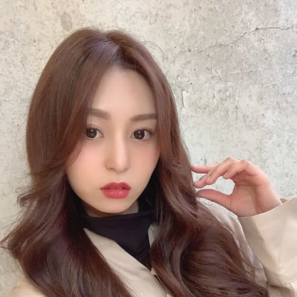 20代30代40代韓国風ヨシンヘア艶カラーブラウン　