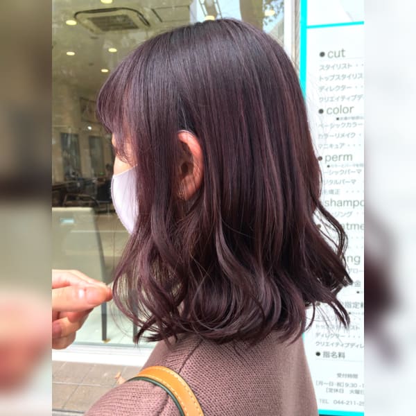 【イルミナカラー】大人可愛いラベンダーピンク