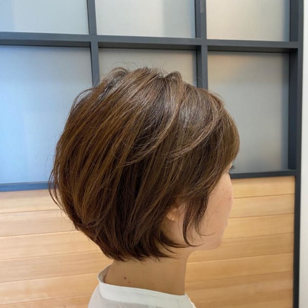 丸みショート