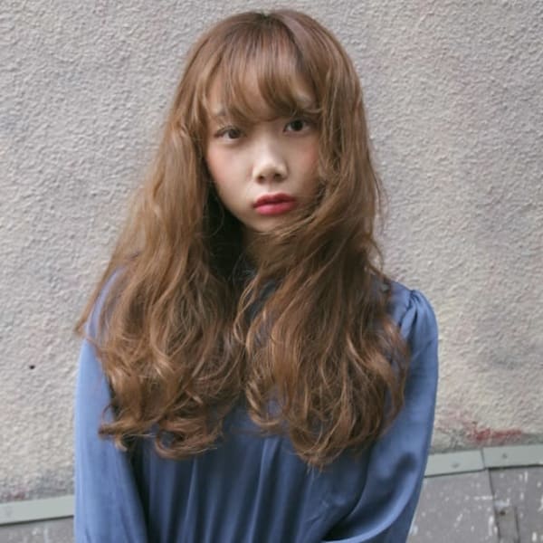 ナチュラルなゆるふわウェーブ☆|felicita hair-design 緑地公園店