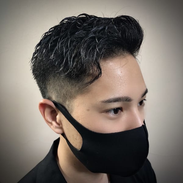 《刈り上げ×短髪》