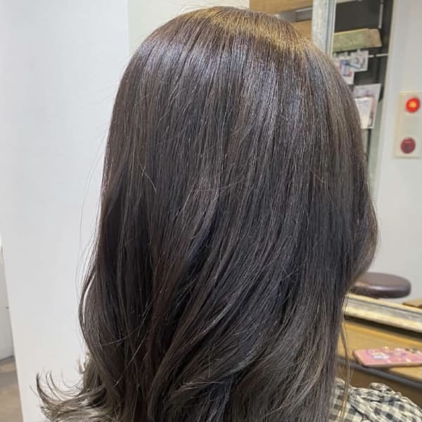 シルバーアッシュ/グレージュ/グラデーションカラー/髪質改善