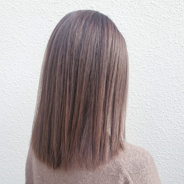 縮毛矯正ハードでしっかりストレート