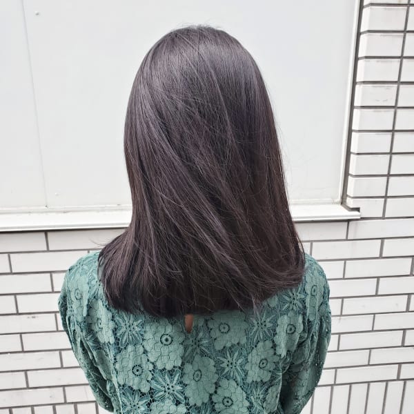 縮毛矯正ナチュラルで自然なストレートヘア