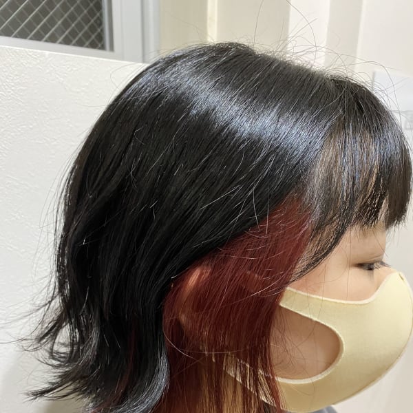 インナーカラー/イヤリングカラー/ピンク/ティントバー