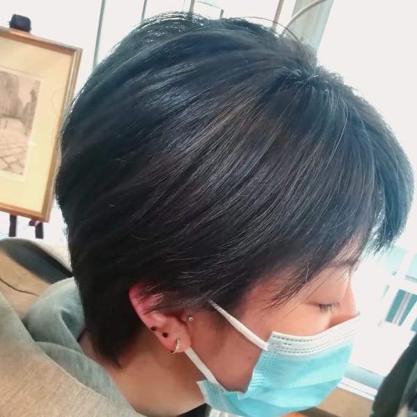 Wカラー/ショート