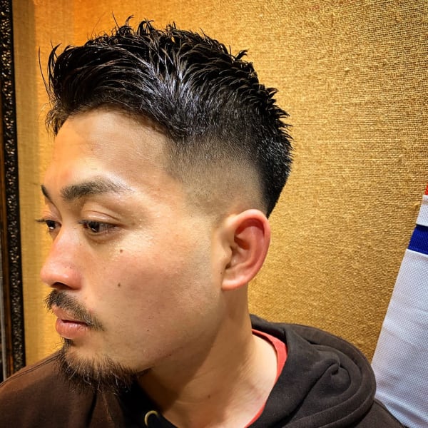 スキンフェード ベリーショート メンズカット 理容室 大宮