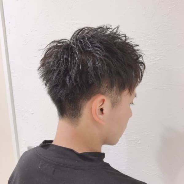 アップバングショート