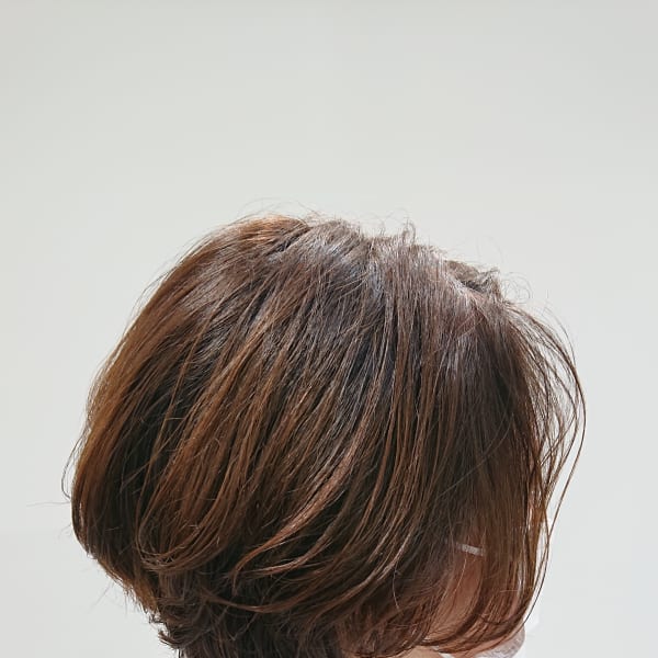 くせ毛を生かしたショートボブ♪|Hair&color le jardin 葛西店