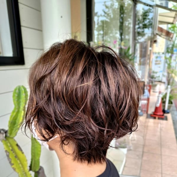 ナチュラリッジカール×スッキリショート