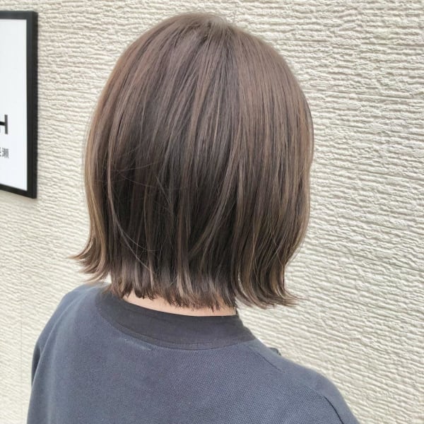 【ARCH 竹田】ラベンダーアッシュ 外ハネボブ