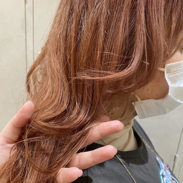 ブリーチピーチオレンジstylistとも