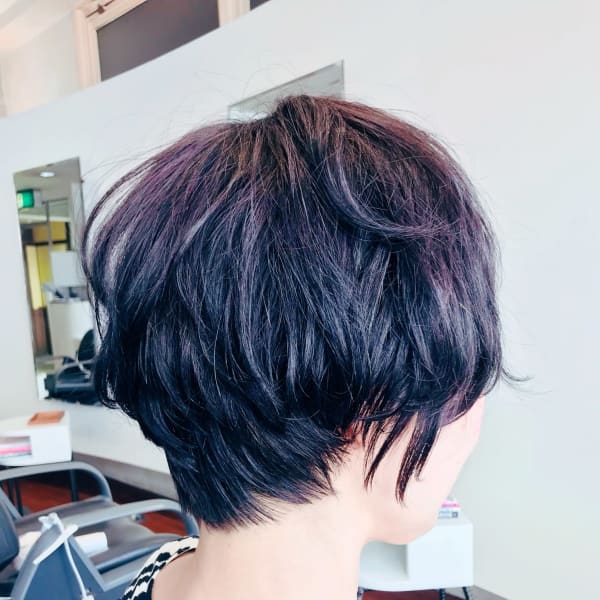 ユル巻きパーマショート