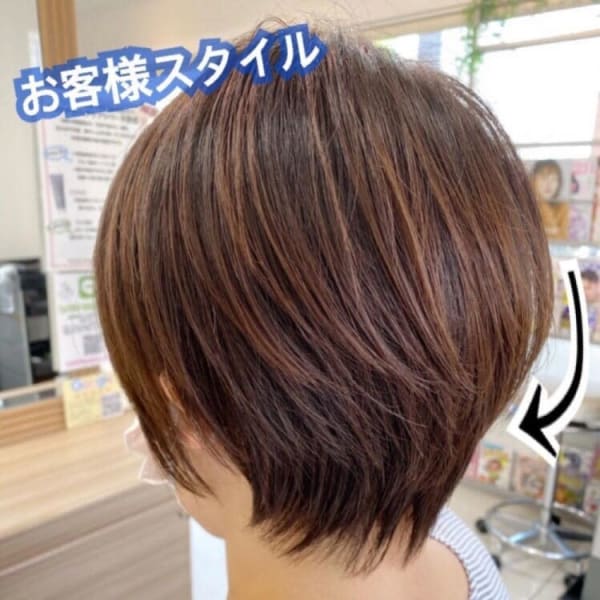 トップふんわり丸みショート♪