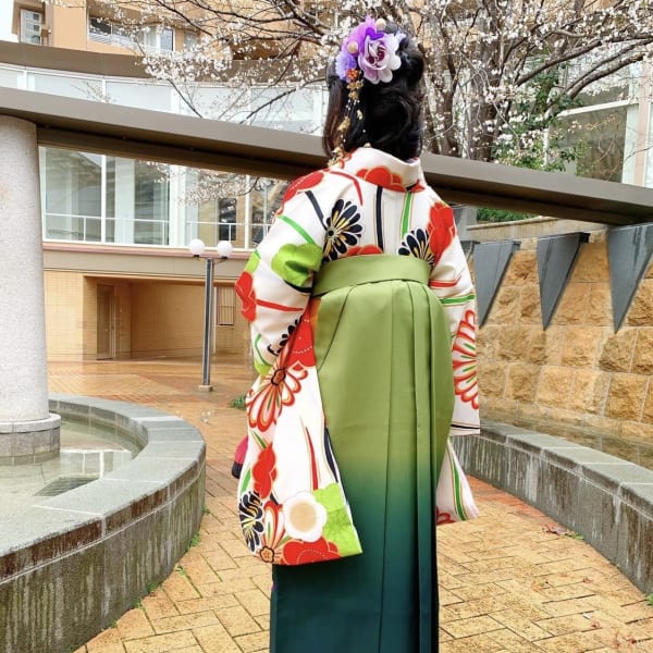 卒業式セット、着付け　2022