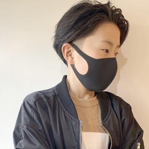 メンズツーブロック校則引っかからないバージョン