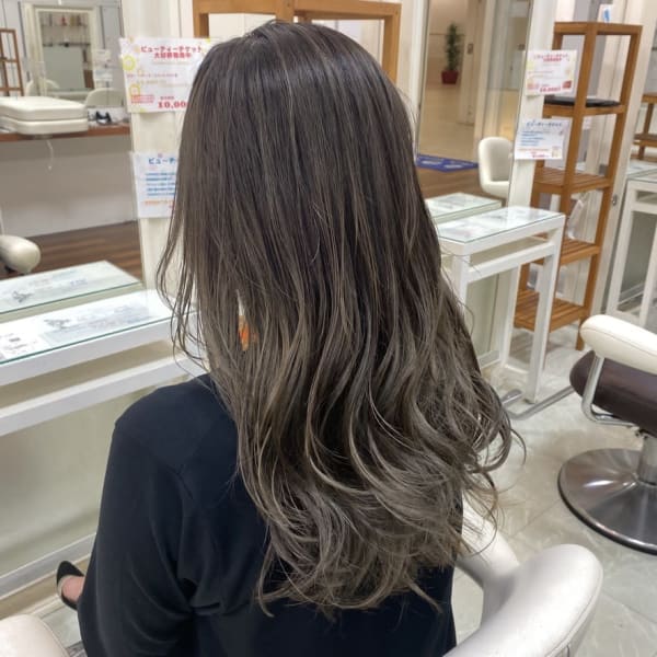 ロング×バレイヤージュ