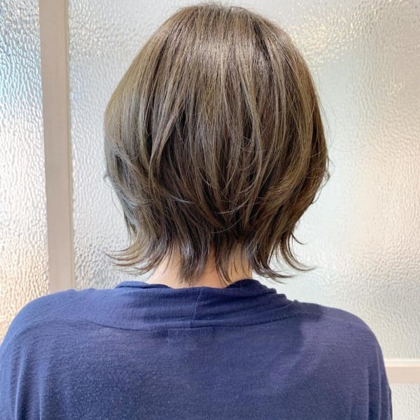 大人可愛い♪ショートウルフ