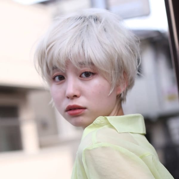 【佐々木 スタイル】ハイトーン×ショート