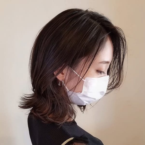 【Luccica】ひし形トップふんわりレイヤー ハイライトカ