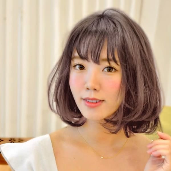 ナチュラル×ふわボブ