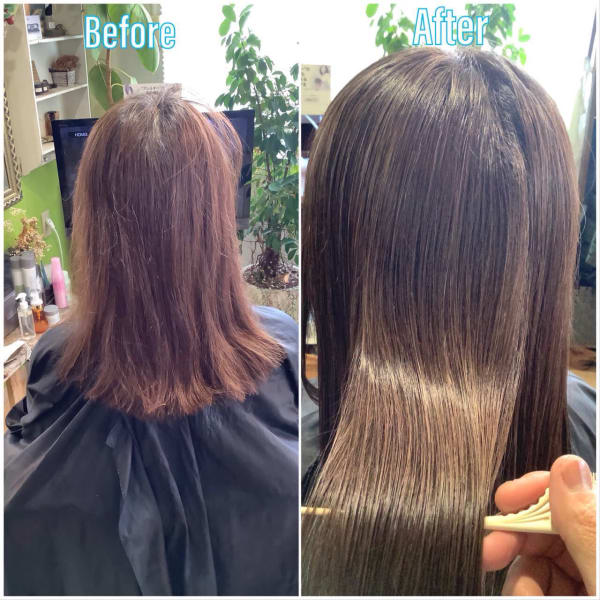 【50歳代】王妃の水エステカラー(施術例)