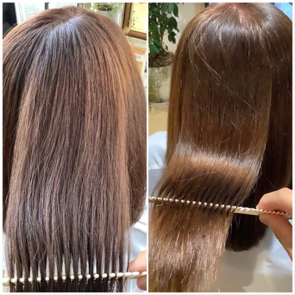 【30歳代】王妃の水エステカラー(施術例)|JHSI公認【頭皮、髪エステ専門店】HairVall RaQ