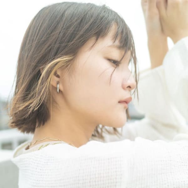 チラ見えがかわいい♪インナーカラーボブ*Ash西荻窪