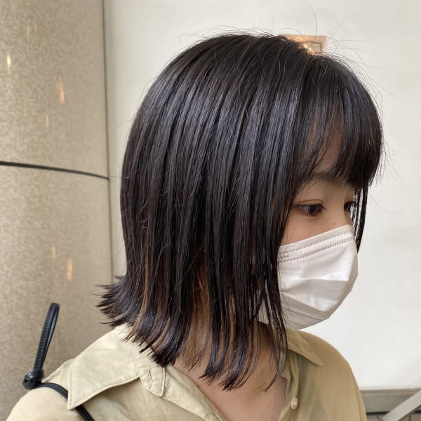切りっぱなしボブ