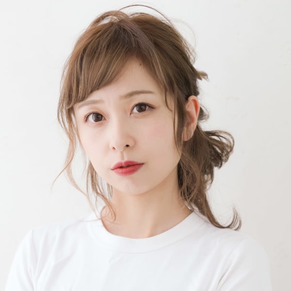 オレンジベージュ/ルーズアップ|S_salon 【エスサロン】