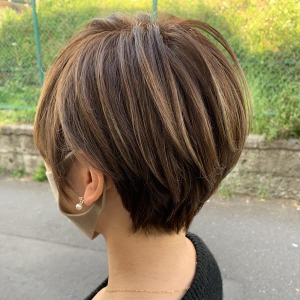 大人ショート　ハイライト