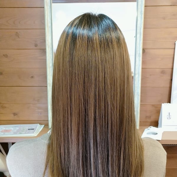 20代30代大人可愛い◎愛されベージュストレート