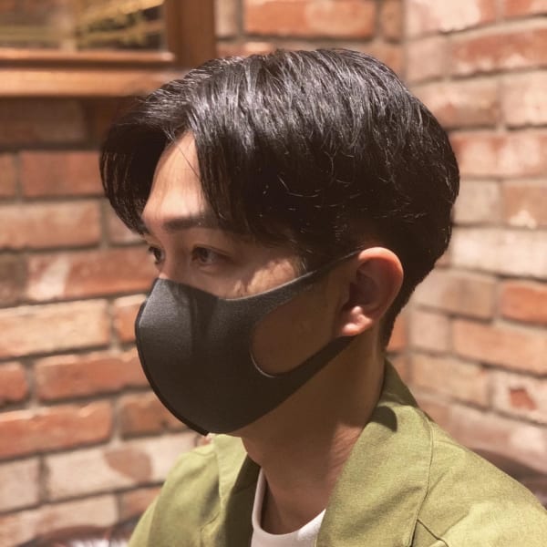 韓国風センターパート ニュアンスパーマ 丸の内/大手町/東京 HIRO GINZA BARBER SHOP 丸の内(ヒロギンザバーバー